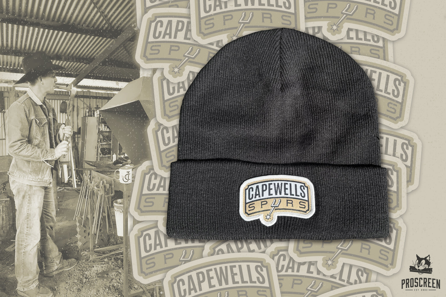 Capewells Spurs Beanie